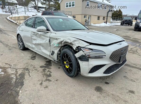 KMTG34SC9SU149489 2025 GENESIS G70 Gray Widok z przodu