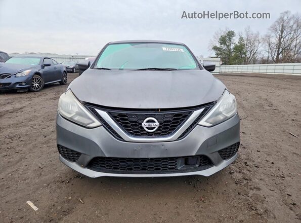 3N1AB7AP6KY354877 2019 NISSAN SENTRA Gray 