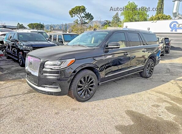 5LMJJ3KT0NEL05009 2022 LINCOLN NAVIGATOR Black Trasero derecho