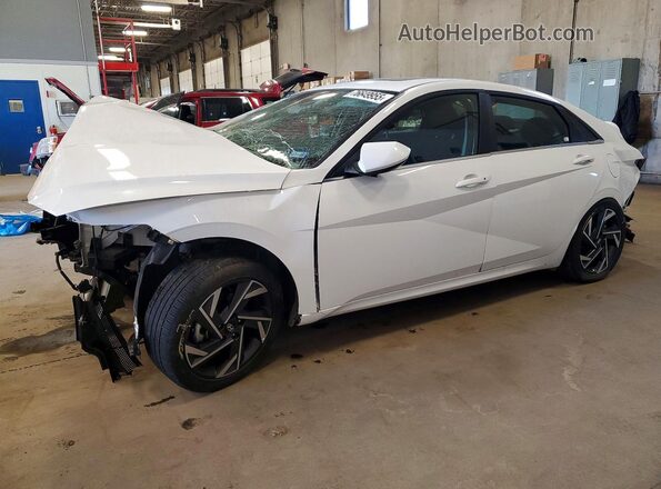 KMHLS4DG7SU988021 2025 HYUNDAI ELANTRA White Rear left