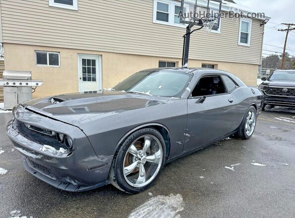 2C3CDZBT8JH141994 2018 DODGE CHALLENGER Серый Задняя левая четверть