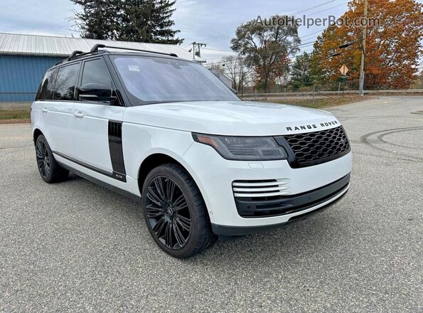 SALGS5RE8KA525544 2019 LAND ROVER RANGE ROVER White Задня ліва чверть