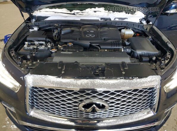 JN8AZ2AE2M9270644 2021 INFINITI QX80 Blue Вид наклейки з VIN-кодом
