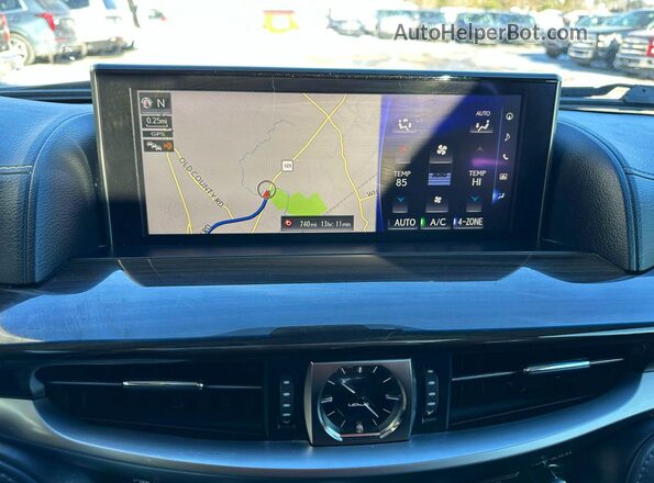 JTJHY7AX1J4257689 2018 LEXUS LX Золотой Панорамный вид салона 360°