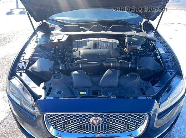 SAJWA2G7XH8W10685 2017 JAGUAR XJL Blue Widok deski rozdzielczej