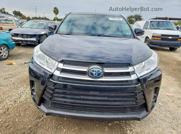 5TDBGRFH6KS075727 2019 TOYOTA HIGHLANDER HYBRID Черный 