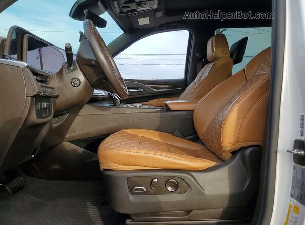1GYS4EKL2MR447927 2021 CADILLAC ESCALADE White წინა პანელის ხედი