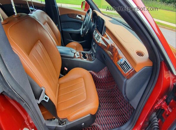 WDDLJ6FB2GA160705 2016 MERCEDES-BENZ CLS-CLASS Красный Вид сзади