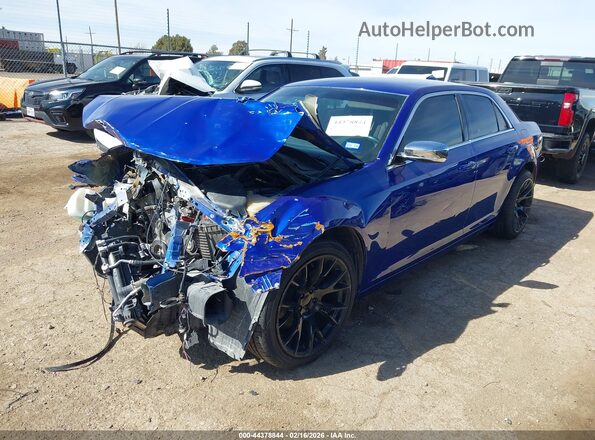 2C3CCAAG3KH610144 2019 CHRYSLER 300 Синий Передняя левая четверть