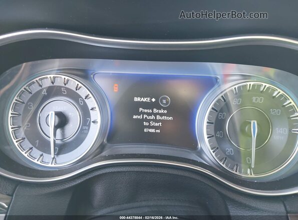 2C3CCAAG3KH610144 2019 CHRYSLER 300 Синий Вид задних сидений