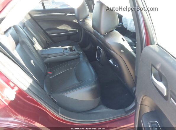 2C3CCAAG6JH296469 2018 CHRYSLER 300 Burgundy VIN კოდის სტიკერის ხედი