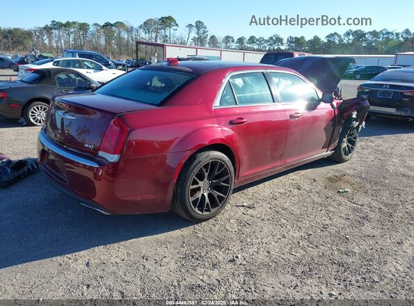 2C3CCAAG6JH296469 2018 CHRYSLER 300 Burgundy უკანა მარჯვენა