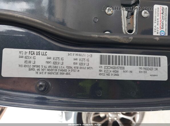 2C3CCAAG6KH579598 2019 CHRYSLER 300 Black 