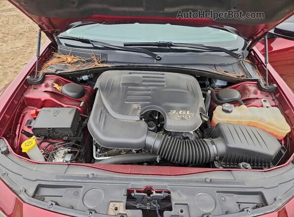 2C3CCAAG7NH167761 2022 CHRYSLER 300 Бордовый Вид задней части салона