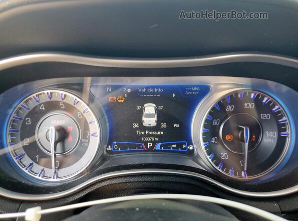 2C3CCABG8MH545910 2021 CHRYSLER 300 Серый Вид щитка приборов