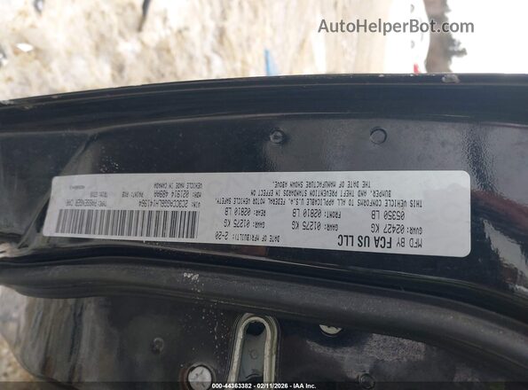 2C3CCAGG6LH141964 2020 CHRYSLER 300 Black Շարժիչի բաժամունքի տեսք