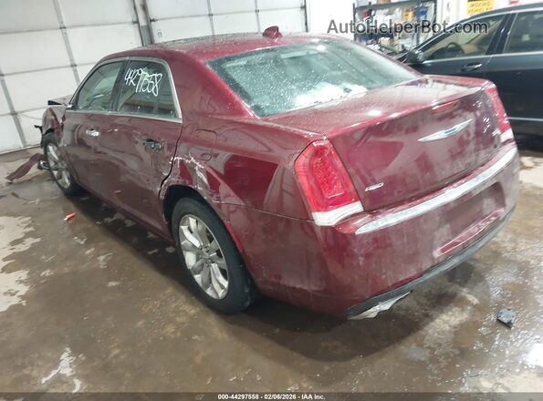 2C3CCAKG6HH647650 2017 CHRYSLER 300 Burgundy უკანა მარცხენა