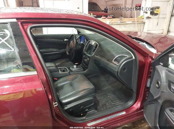2C3CCAKG6HH647650 2017 CHRYSLER 300 Burgundy წინა სალონის ხედი