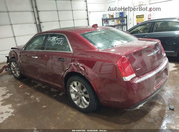 2C3CCAKG6HH647650 2017 CHRYSLER 300 Burgundy უკანა სალონის ხედი
