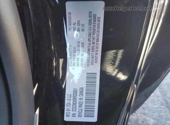 2C3CDBCK0RR200801 2024 DODGE CHARGER Black VIN sticker view