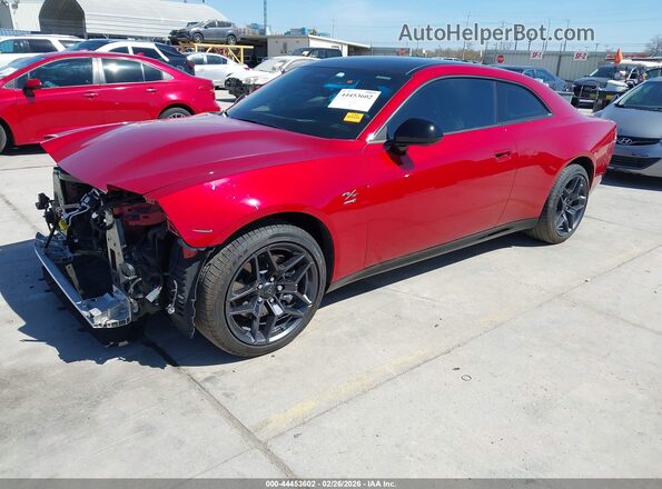 2C3CDBCK2RR206518 2024 DODGE CHARGER Красный Передняя левая четверть