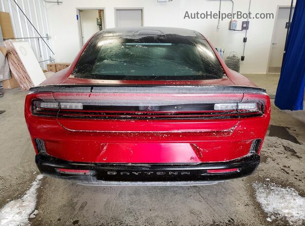 2C3CDBCK8RR205826 2024 DODGE CHARGER Red Widok z tyłu