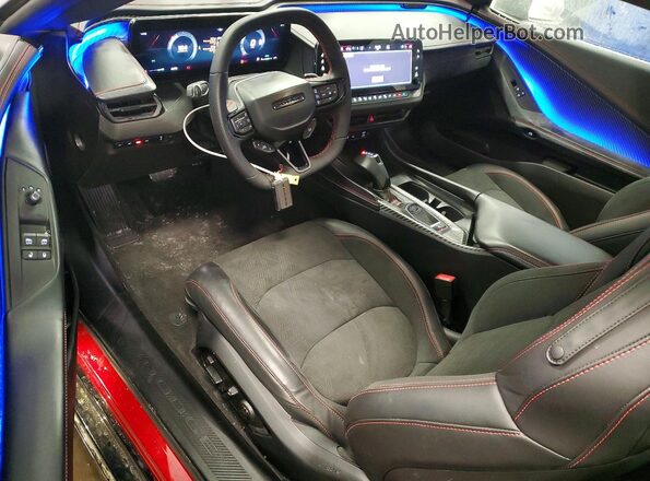 2C3CDBCK8RR205826 2024 DODGE CHARGER Red Widok deski rozdzielczej