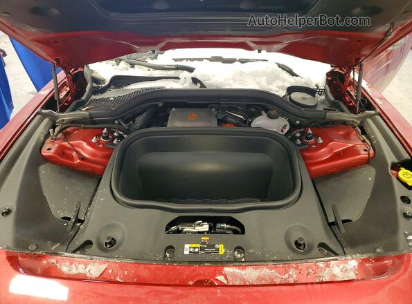 2C3CDBCK8RR205826 2024 DODGE CHARGER Red Widok wnętrza z tyłu