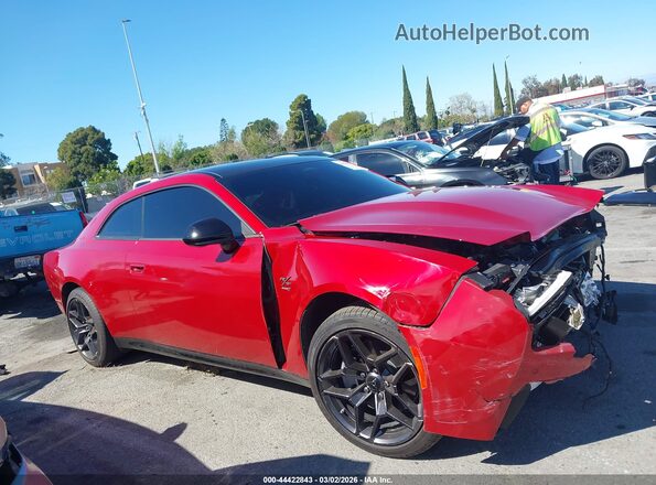 2C3CDBCKXRR206606 2024 DODGE CHARGER Red Widok wnętrza 360 stopni