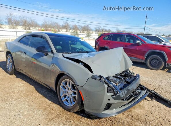 2C3CDBCKXSR536879 2025 DODGE CHARGER Серый Передняя правая четверть