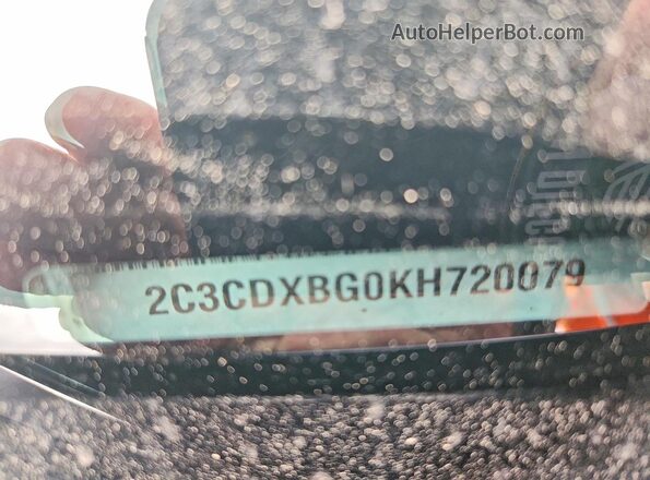 2C3CDXBG0KH720079 2019 DODGE CHARGER Black 
