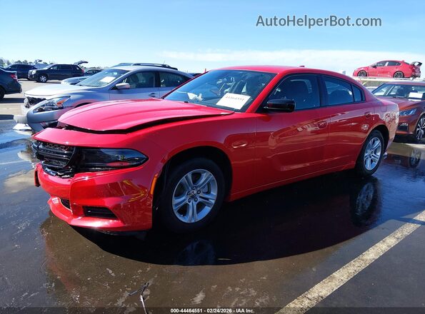 2C3CDXBG2PH609752 2023 DODGE CHARGER Red Przód lewy