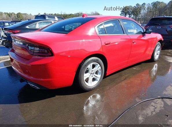 2C3CDXBG2PH609752 2023 DODGE CHARGER Red Tył prawy