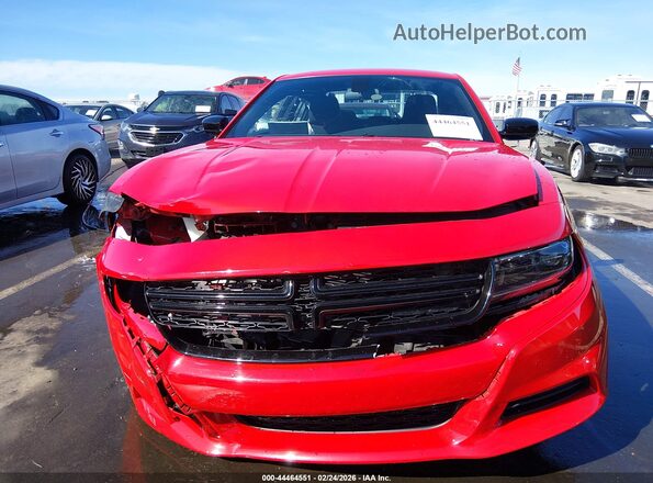 2C3CDXBG2PH609752 2023 DODGE CHARGER Red Widok zestawu wskaźników