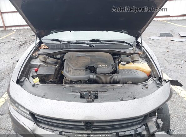 2C3CDXBG3KH711313 2019 DODGE CHARGER Gray Widok z tyłu
