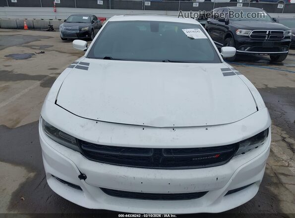 2C3CDXBG6KH695480 2019 DODGE CHARGER White Սարքավորումների վահանակի տեսք