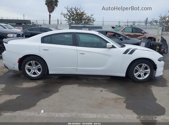 2C3CDXBG6KH695480 2019 DODGE CHARGER White Սալոնի հետևի տեսք