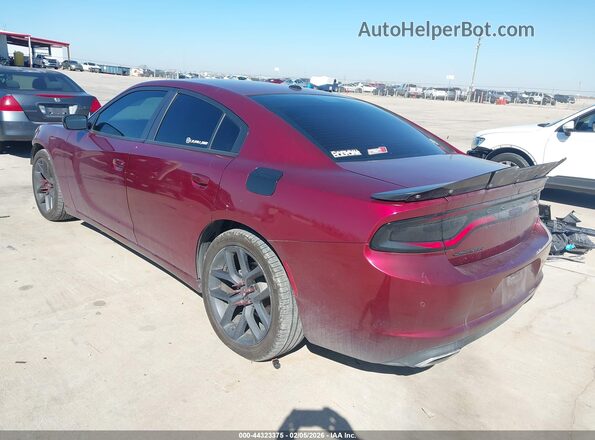 2C3CDXBG7LH101755 2020 DODGE CHARGER Red Հետևի ձախ