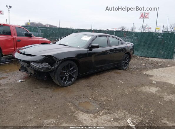 2C3CDXBG7MH575268 2021 DODGE CHARGER Black Front left