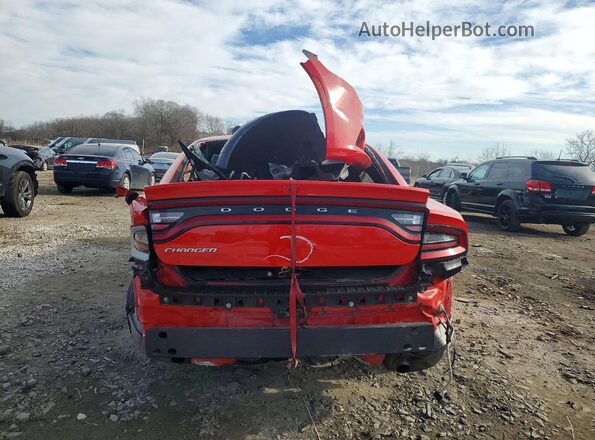 2C3CDXBG8NH255510 2022 DODGE CHARGER Red Widok z tyłu