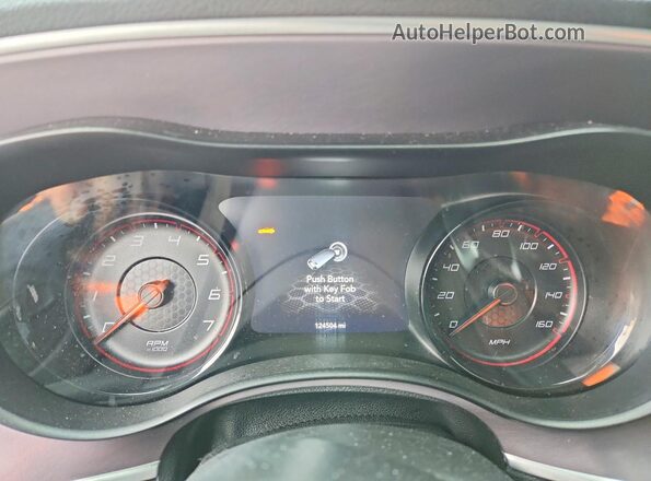2C3CDXCT1KH629964 2019 DODGE CHARGER White Вид щитка приладів