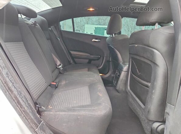 2C3CDXCT1KH629964 2019 DODGE CHARGER White Вид задніх сидінь