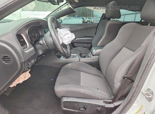 2C3CDXCT1KH629964 2019 DODGE CHARGER White Вид салону спереду