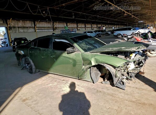 2C3CDXCT5KH726696 2019 DODGE CHARGER Green 