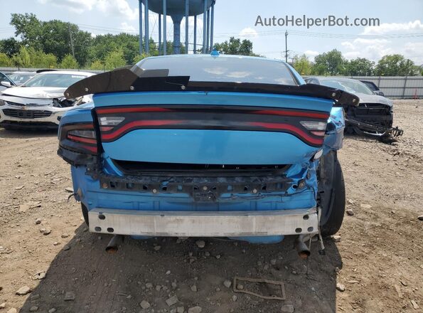 2C3CDXCT7GH120811 2016 DODGE CHARGER Blue Հետևի տեսք