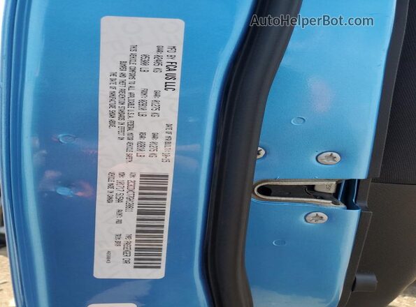 2C3CDXCT7GH120811 2016 DODGE CHARGER Blue Շարժիչի բաժամունքի տեսք