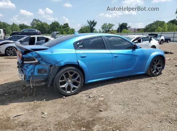2C3CDXCT7GH120811 2016 DODGE CHARGER Blue Հետևի աջ