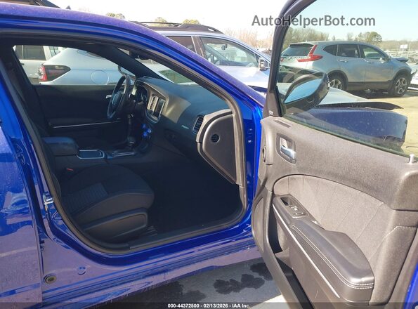 2C3CDXCT9MH682110 2021 DODGE CHARGER Blue Vista interior delantera