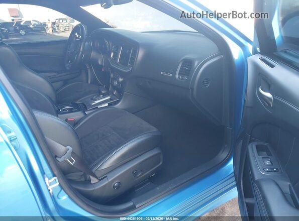 2C3CDXCT9PH679082 2023 DODGE CHARGER Blue Вид салону спереду