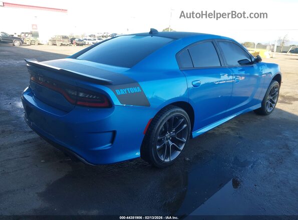 2C3CDXCT9PH679082 2023 DODGE CHARGER Blue Задня права чверть